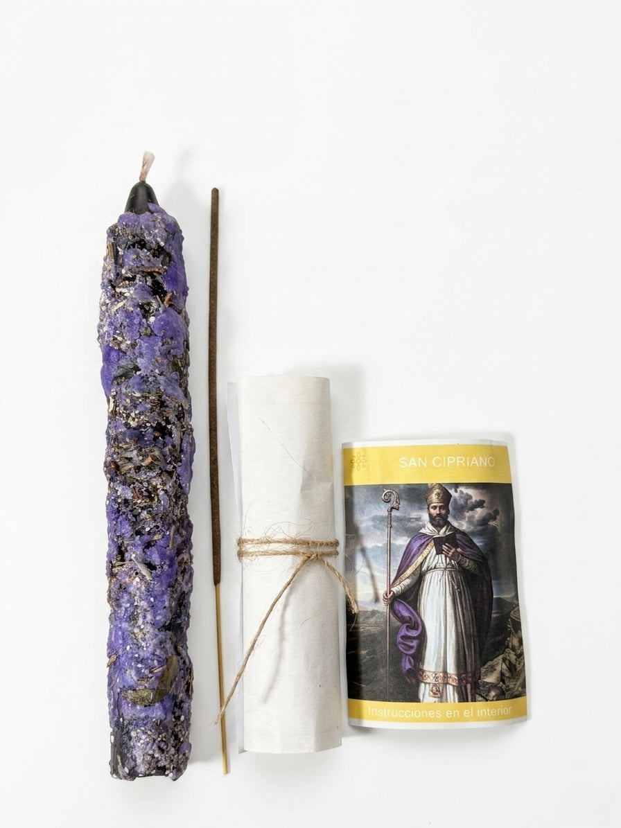 Vela de San Cipriano: Protección y Dominio del Mal- Luz de Xanna