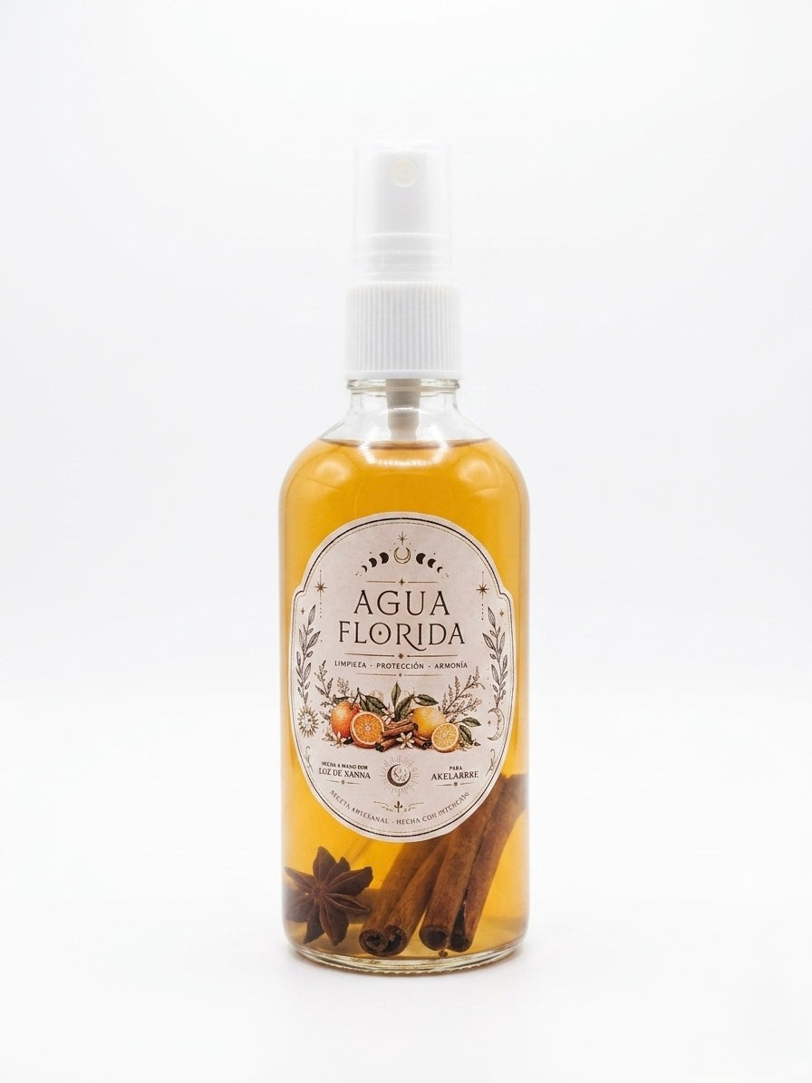 Agua Florida Artesanal 100ml 🍊- Elixir Cítrico - Luz de Xanna