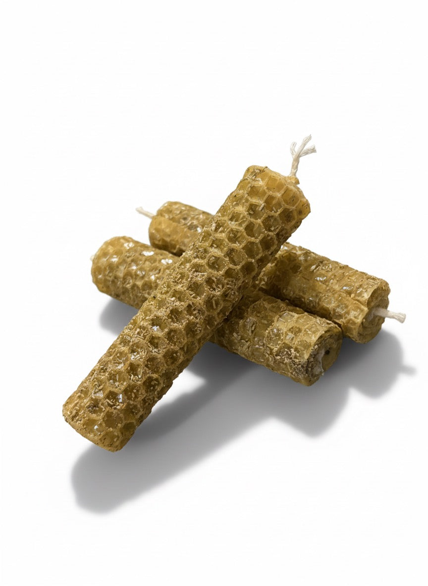 Vela de cera de abeja  🍯 Protección
