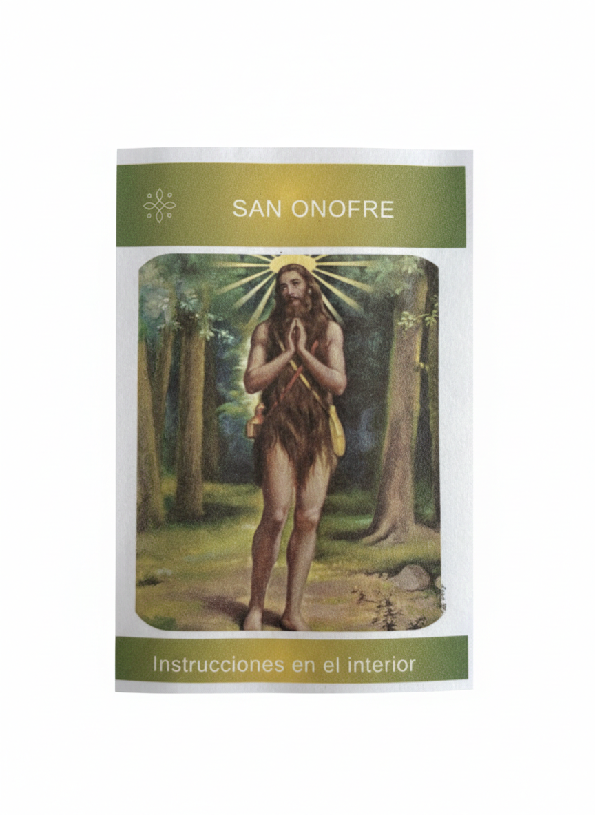 Vela Ritualizada - San Onofre: Trabajo y Fortuna- Luz de Xanna