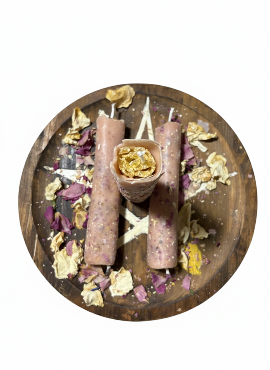 Vela de Cera de Abeja · Amor Propio & Autoestima