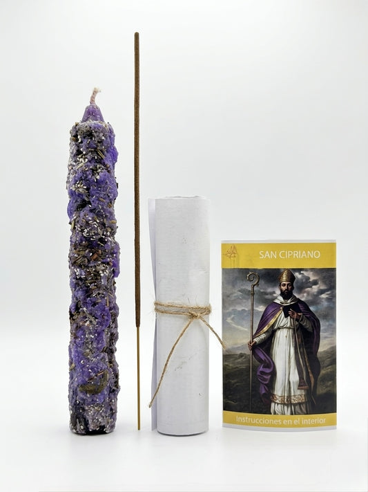 Vela de San Cipriano: Protección y Dominio del Mal- Luz de Xanna